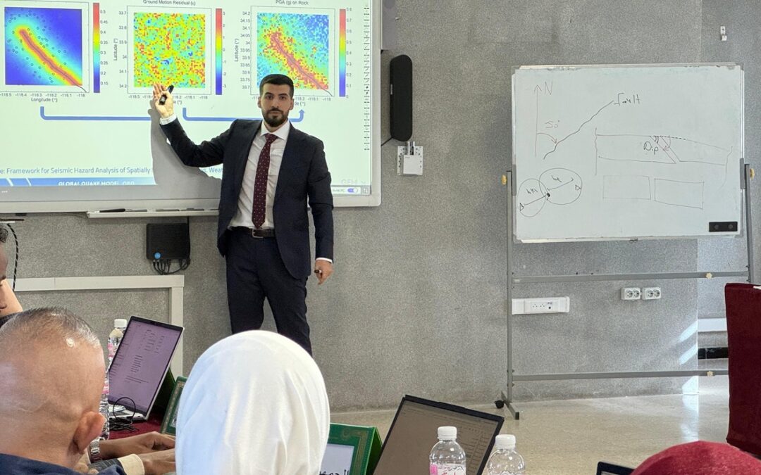 جامعة النجاح الوطنية تشارك في تنفيذ دورة تدريبية إقليمية لبناء القدرات في تقييم مخاطر الزلازل باستخدام برنامج OpenQuake-Engine